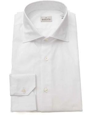 Bagutta Formal Shirts - White