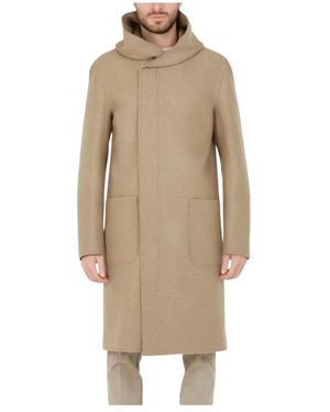 Paolo Pecora Single-Breasted Coats - Neutro