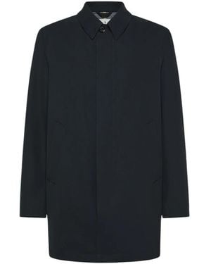 Peuterey Single-Breasted Coats - Blue
