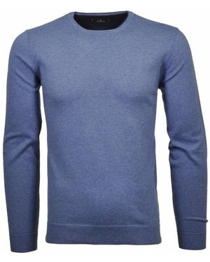 RAGMAN Basic Rundhals Pullover Hoodies - Blau