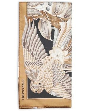 Ferragamo Silky Scarves - Natur