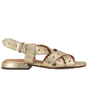 Chie Mihara Flat Sandals - Natural