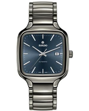 Rado Accessoires ,Blauw ,True Square Automatic Watch - Metallic