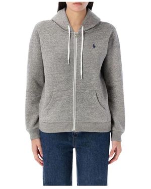 Polo Ralph Lauren Full Zip Up Hoodie - Grijs