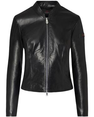 Peuterey Leather Jackets - Black