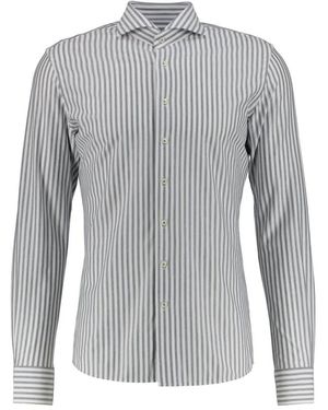 Profuomo Formele Overhemden - Grijs