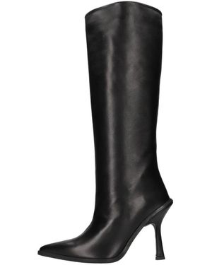 Aldo Castagna Schoenen ,Zwart ,Leer Heeled Boots