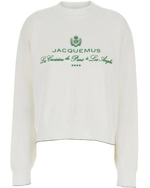 Jacquemus Round-Neck Knitwear - Blanc