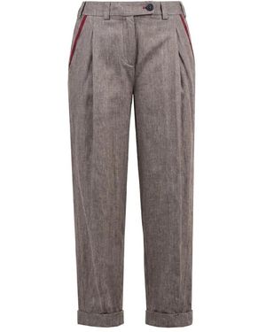 ALESSIA SANTI Tapered Trousers - Grey