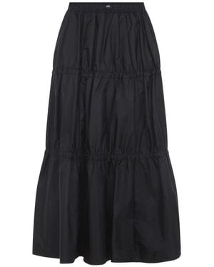 Moncler Maxi Skirts - Nero