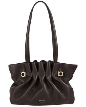 Ferragamo Shoulder Bags - Nero