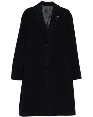 Lardini Single-Breasted Coats - Nero