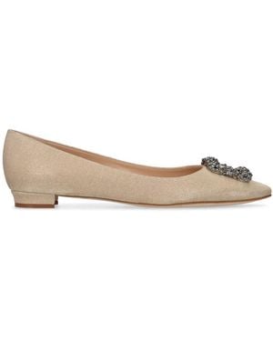 Manolo Blahnik Ballerinas - Natural