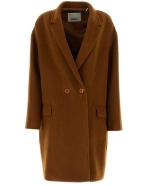 Isabel Marant Single-Breasted Coats - Brown