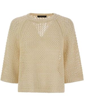 Fabiana Filippi Oversized Cape Sweater - Natur