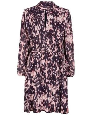 Dante 6 Bedrucktes Kurzes Kleid - Lila