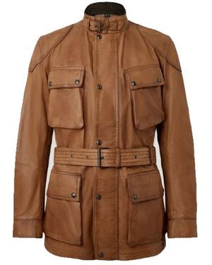 Belstaff Leather Jackets - Marrón