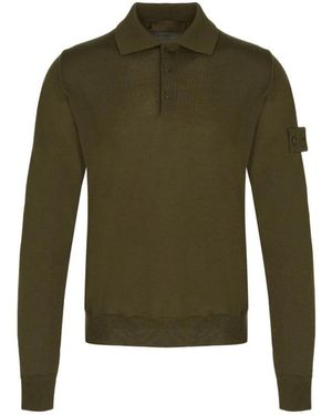 Stone Island Polo Shirts - Green