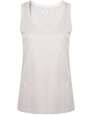 Eleventy Sleeveless Tops - White