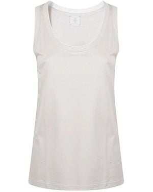 Eleventy Sleeveless Tops - White