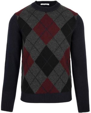 FILIPPO DE LAURENTIIS Round-Neck Knitwear - Black