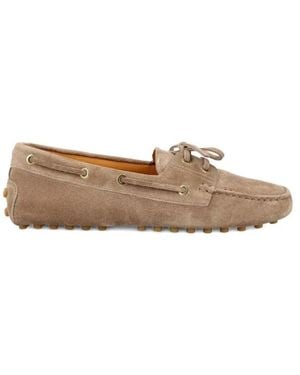 Tod's Gommino Wildleder Mokassins - Natur