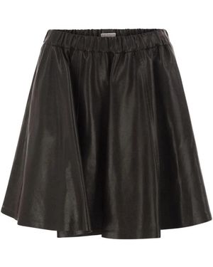 Brunello Cucinelli Korte Rok - Zwart