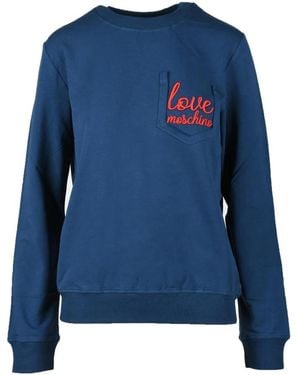 Love Moschino Sweatshirts - Bleu