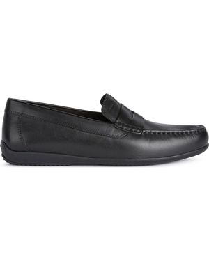 Geox E Herren-Loafer - Schwarz