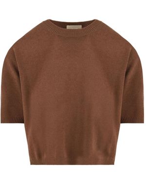 Drumohr Round-Neck Knitwear - Marron