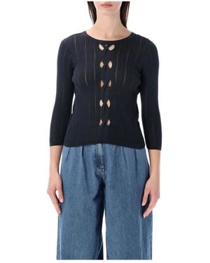 Sessun Round-Neck Knitwear - Black