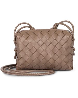 Bottega Veneta Mini Loop Camera Bag - Bruin