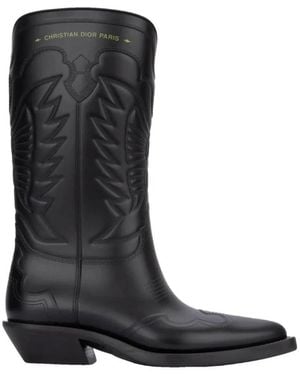 Dior Cowboy Boots - Negro