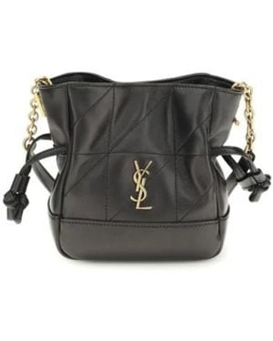 Saint Laurent Bucket Bags - Negro