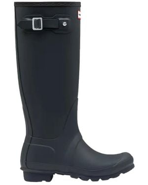 HUNTER Original Tall Boot Regenstiefel - Blau