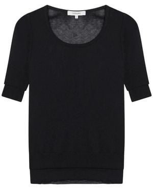 Lemaire Round-Neck Knitwear - Black