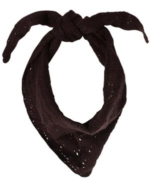 Becksöndergaard Accessoires ,Bruin ,Wol Woona Opalia Sjaal - Zwart