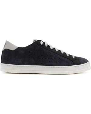 P448 Zwarte Sneakers John 2 - Blauw