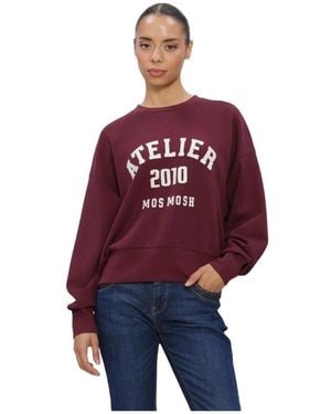 Mos Mosh Mmnima O-Ls Sweatshirt - Rood