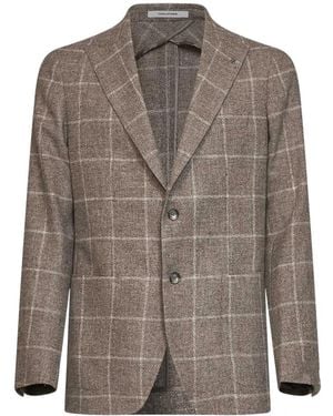Tagliatore Enkelrijige Blazer - Bruin