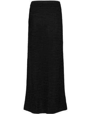 Ichi Maxi Skirts - Negro