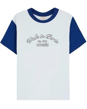 Walk In Paris T-Shirts - Blu