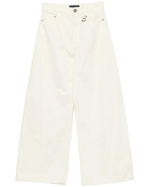 Sportmax Wide Jeans - White