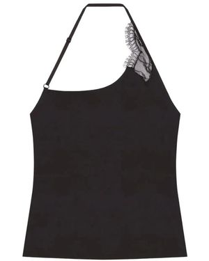 Courreges Sleeveless Tops - Black