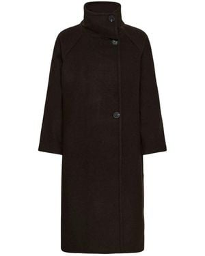 Inwear Single-Breasted Coats - Nero