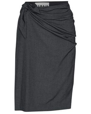 REMAIN Birger Christensen Midi Skirts - Gris