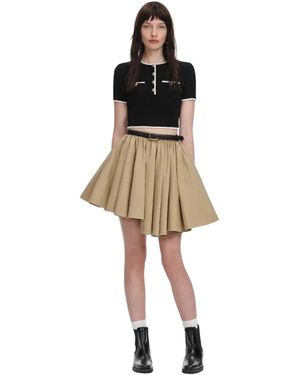 Self-Portrait Short Skirts - Natural