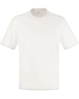 Brunello Cucinelli T-Shirts - Bianco