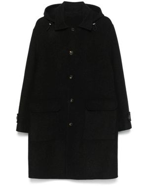 Eleventy Single-Breasted Coats - Black