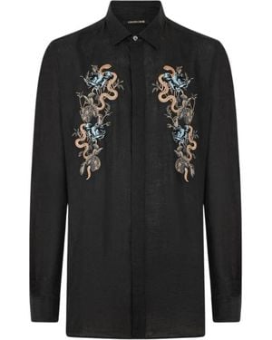 Roberto Cavalli Casual Shirts - Black